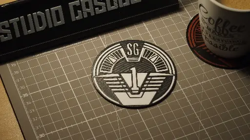 Dessous de tasse Stargate SG1 - 1 unité